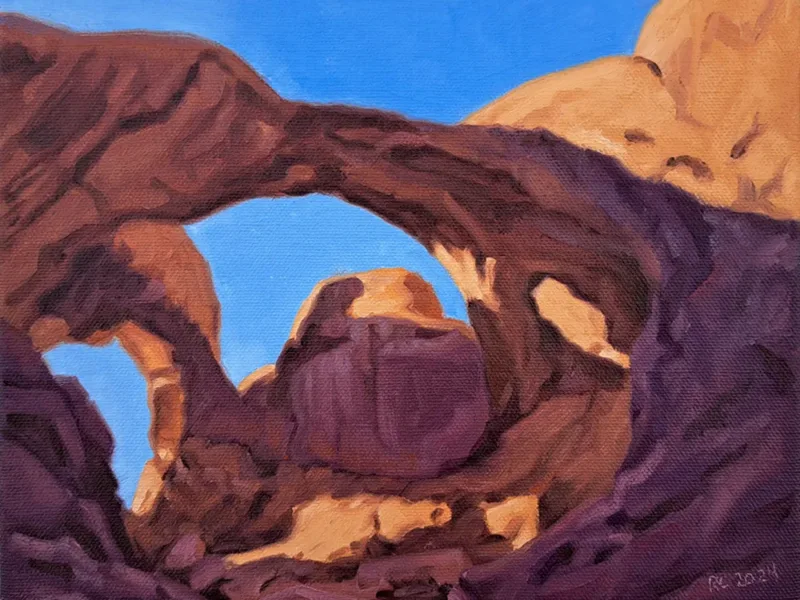 Double Arch Painting