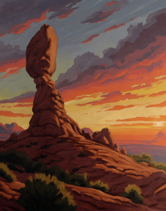 Balanced Rock Sunset