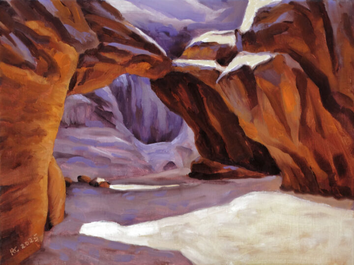 Painting of Sand Dune Arch